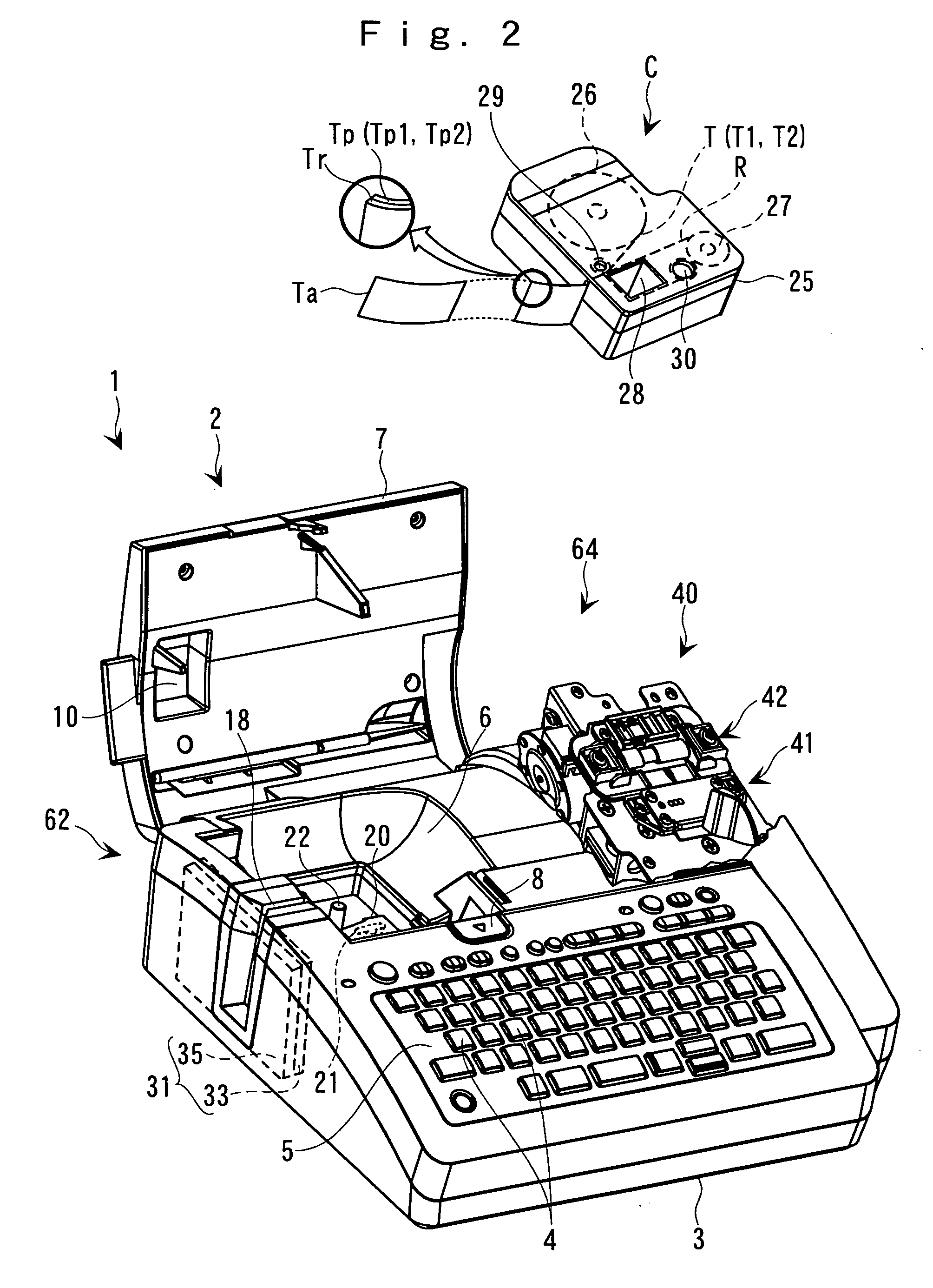 Tape processing apparatus, method of conducting demonstration with tape processing apparatus, and program