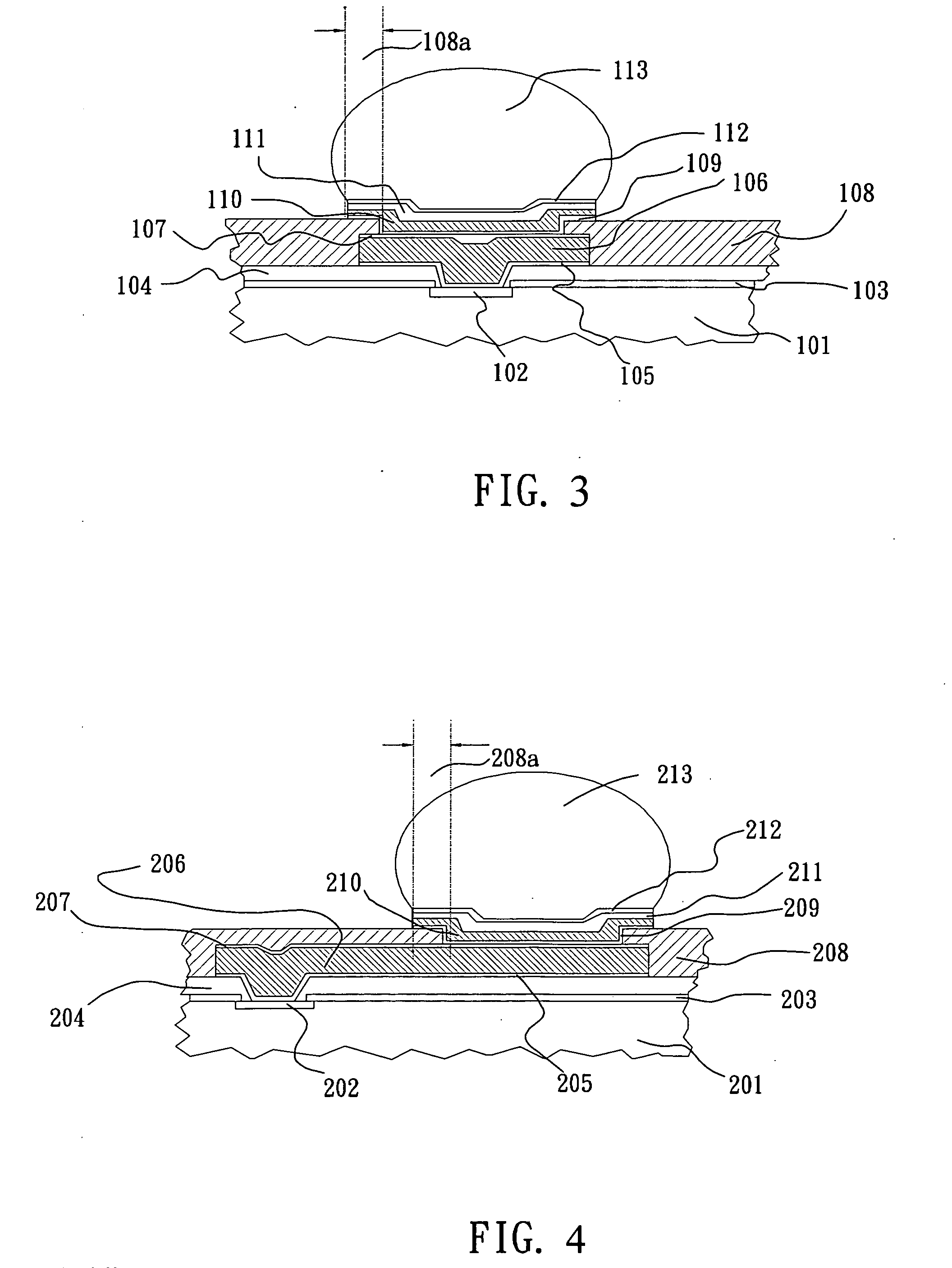 Under bump metallurgy structure of a package and method of making same
