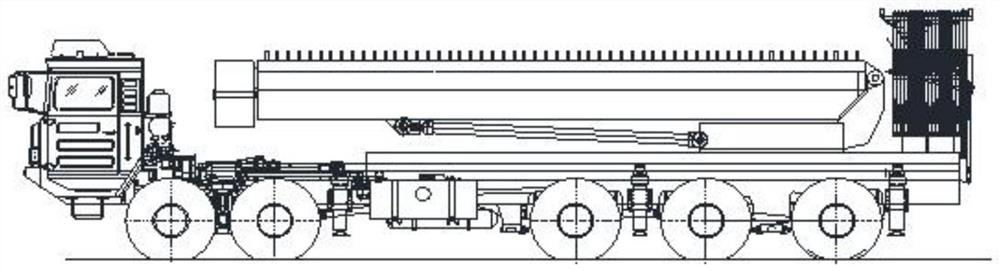 Vehicle-mounted radar camouflage device capable of being quickly unfolded and folded