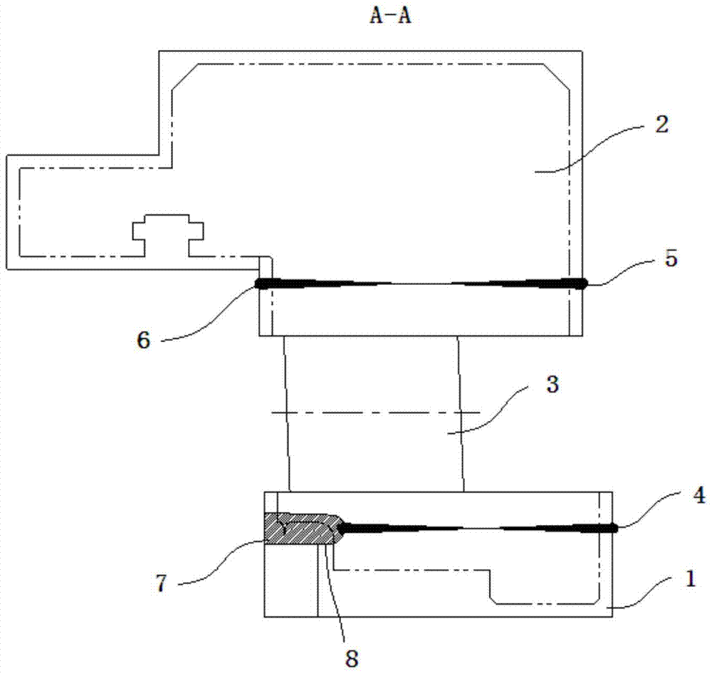 Electron beam composite narrow gap mag welding method for large thickness martensitic heat-resistant steel separator