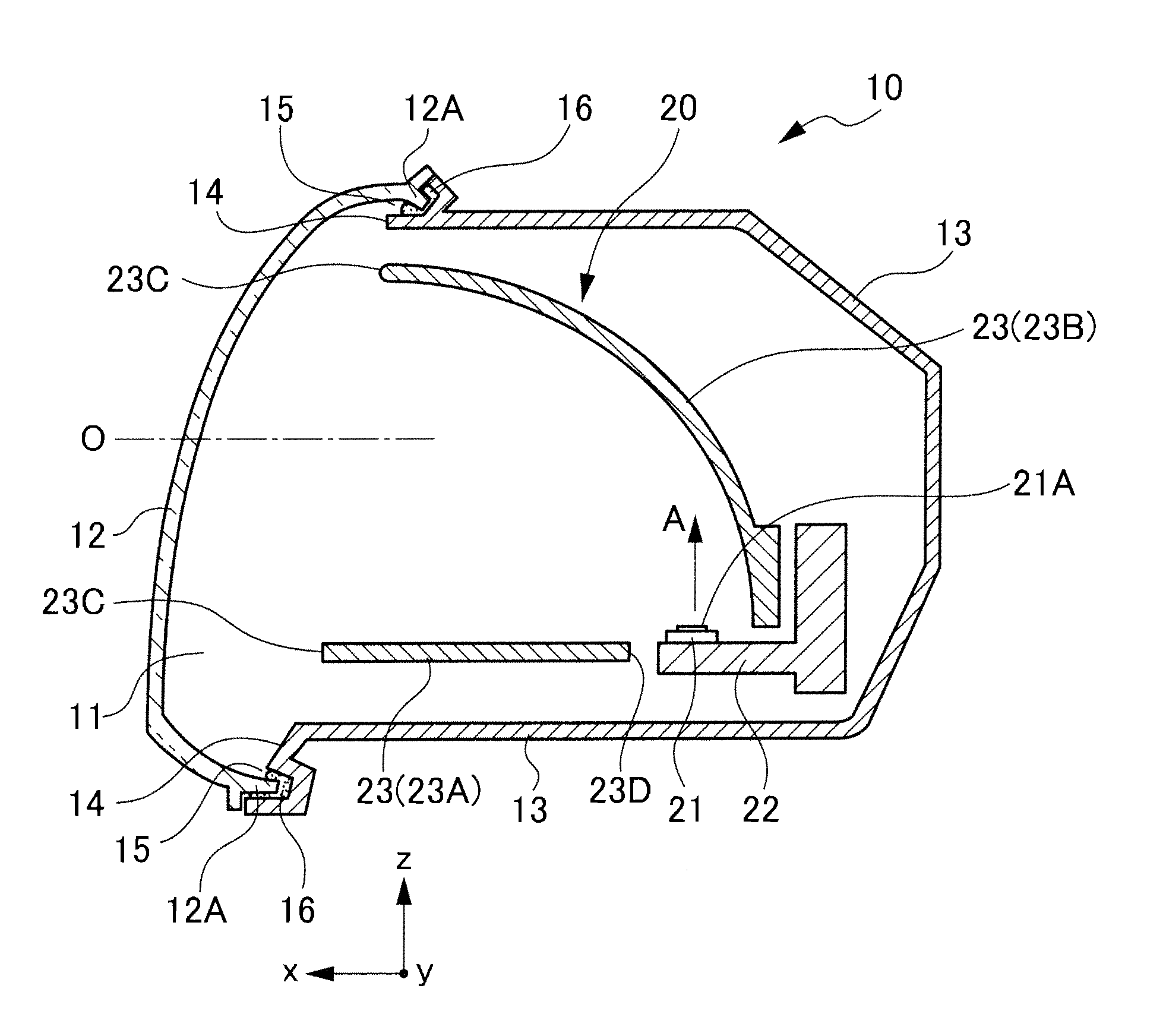 Vehicle lighting device