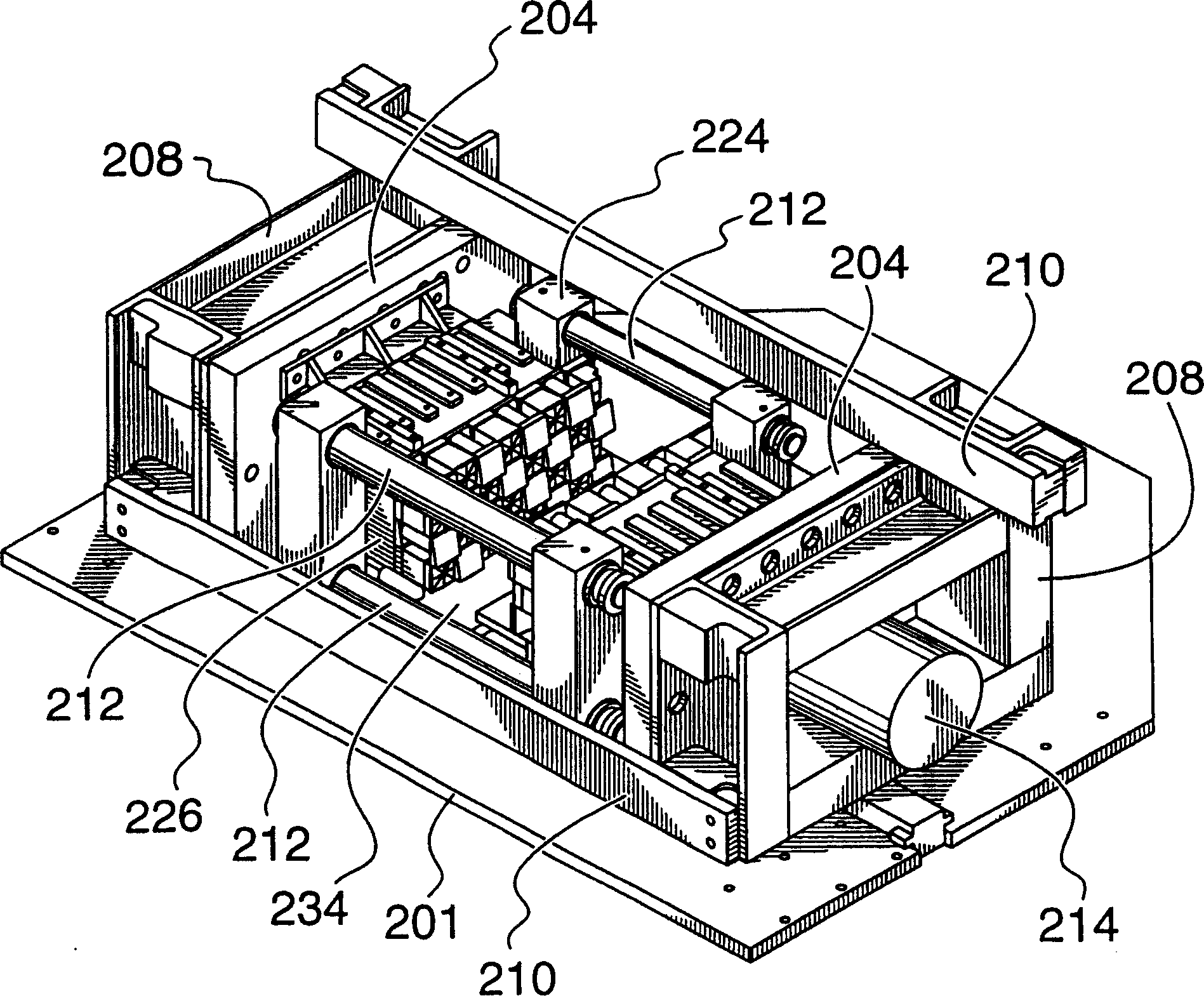 Checkerboard shear volume reduction system and method