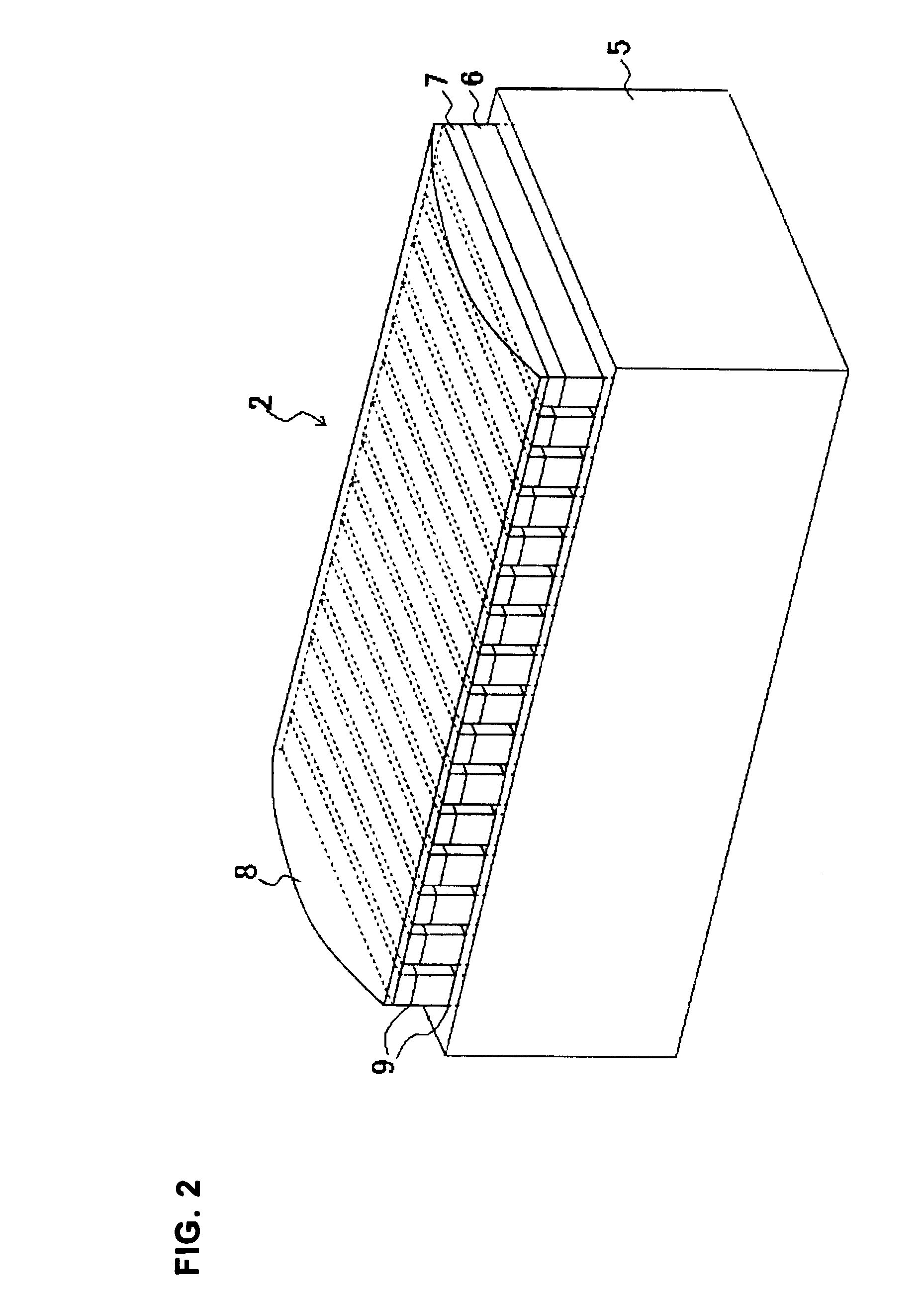 Ultrasonic probe, an ultrasonic diagnostic device, an ultrasonic-probe-monitoring system, and a method of state management of the ultrasonic probe