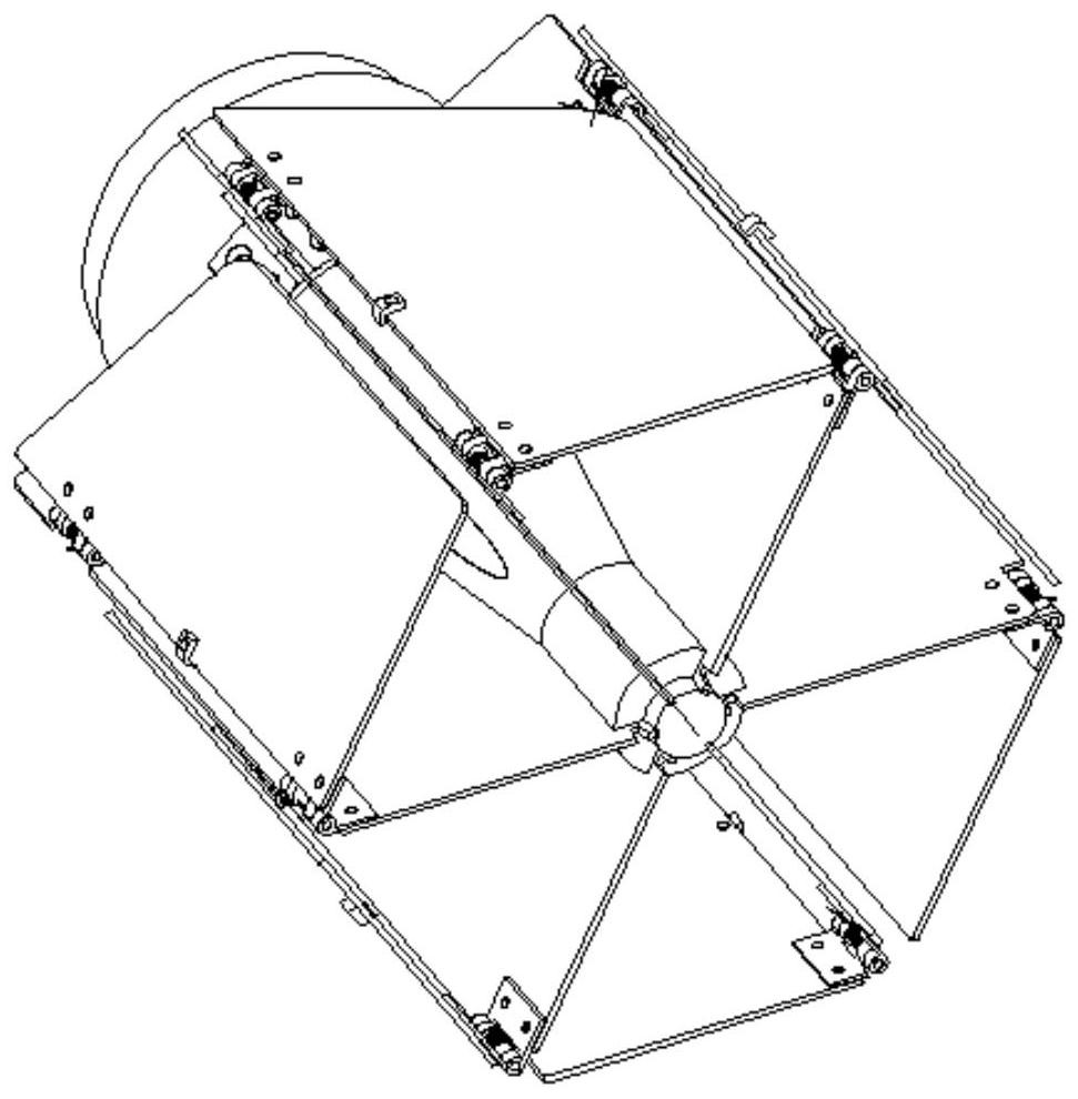 Air-drop fire extinguishing bomb empennage device