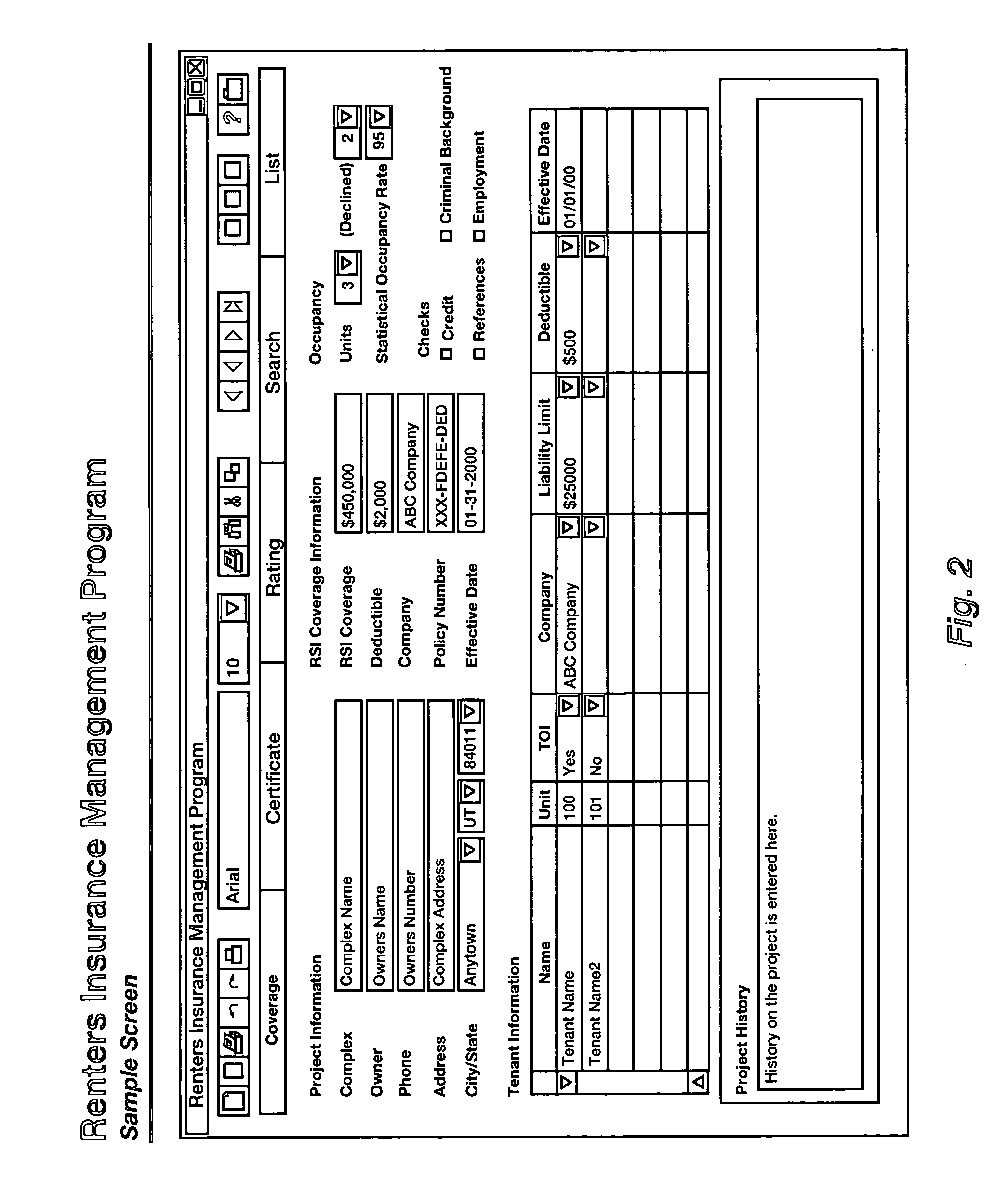 Method and apparatus for insuring multiple unit dwellings