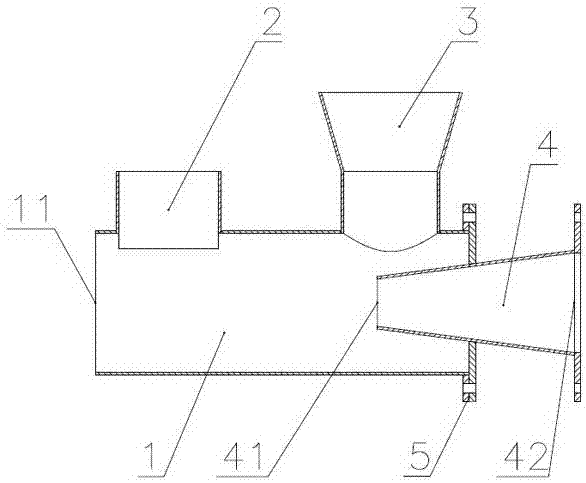 Feeding device for biomass gasifier