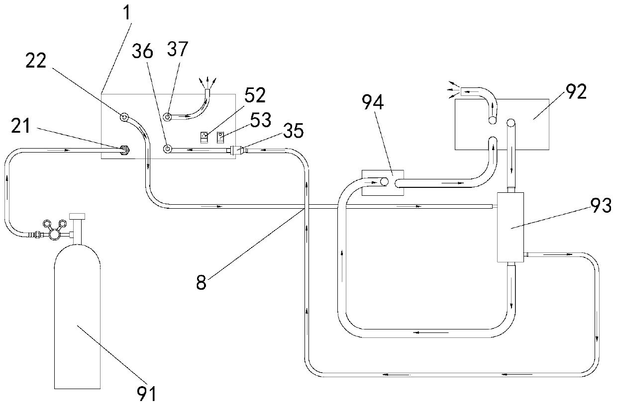 Nitric oxide therapeutic apparatus