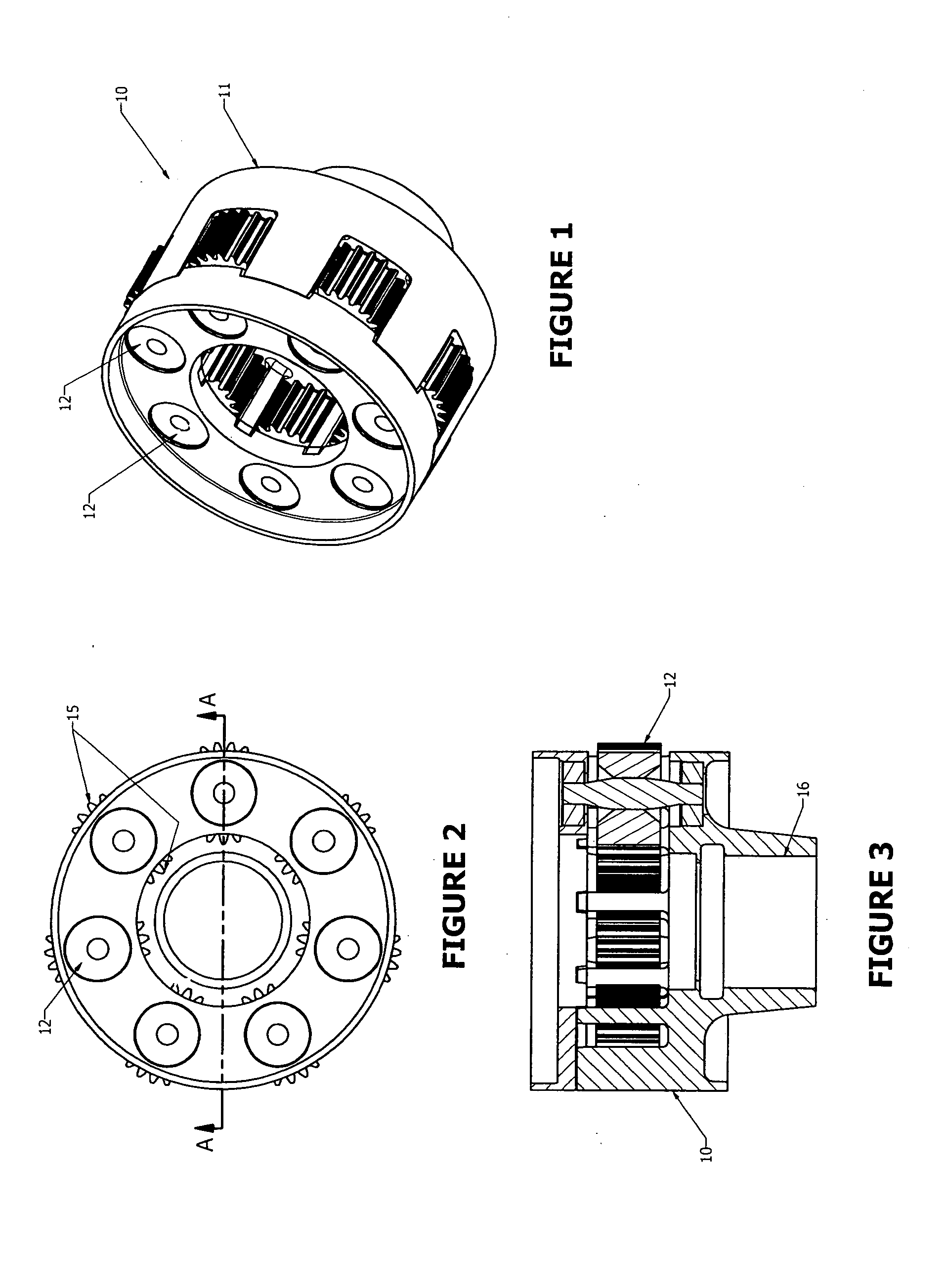 Gear assembly with asymmetric flex pin cross-reference to related applications