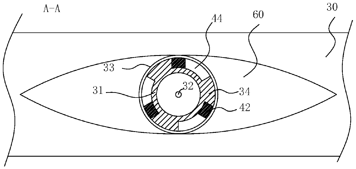 Floating structure connecting device