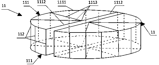 Well cover plate formwork structure and well cover plate manufacturing method