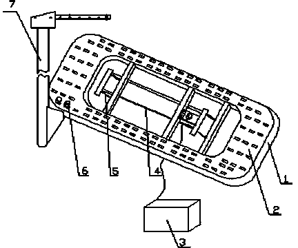 Oblique working platform for vehicle body calibration