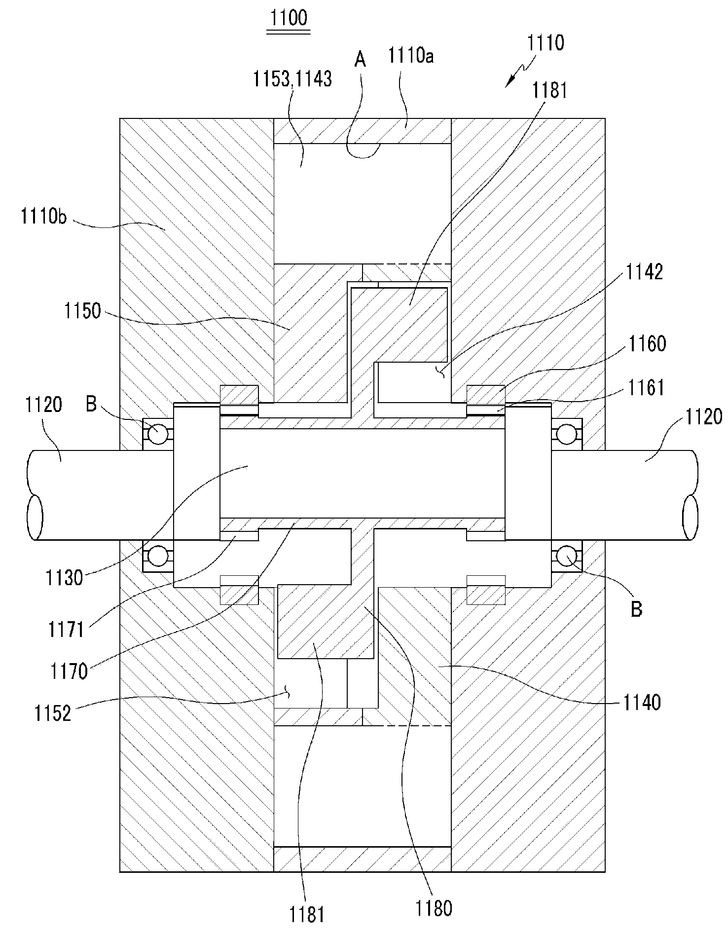 Rotational clap suction/pressure device