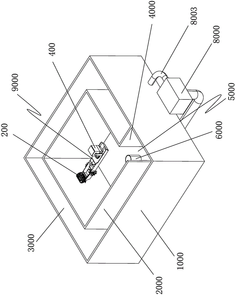 High-yield outdoor pond culturing equipment realizing water circulation in water channel shaped like dual nested rectangles