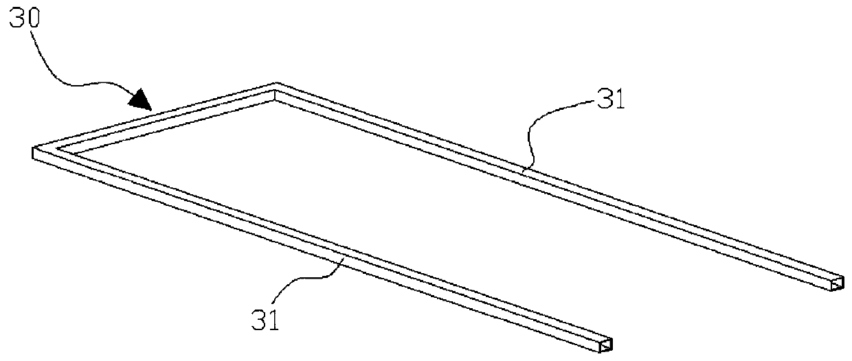 Frame conveying platform and frame conveying method