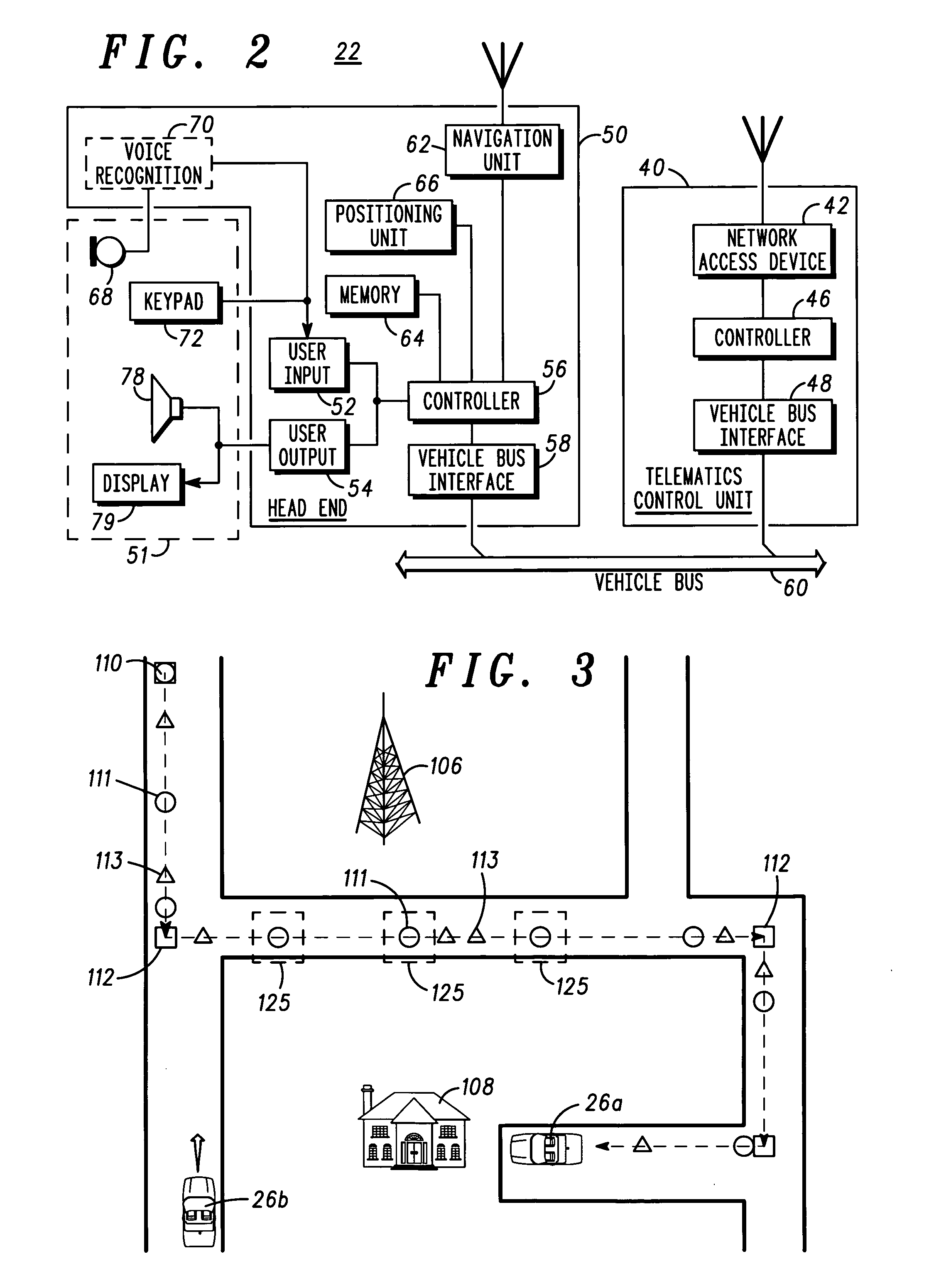 Methods for displaying a route traveled by mobile users in a communication network