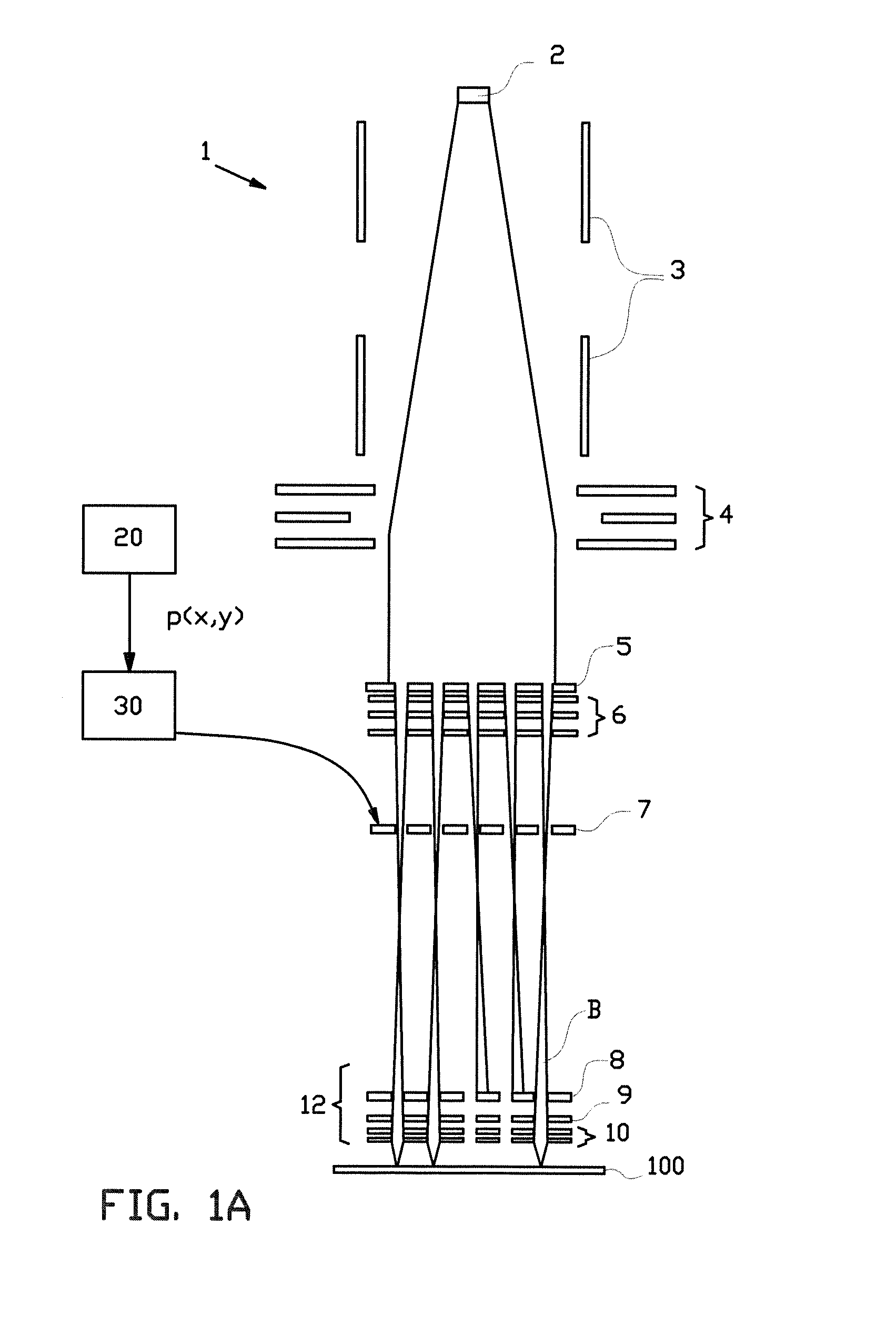 Proximity effect correction in a charged particle lithography system