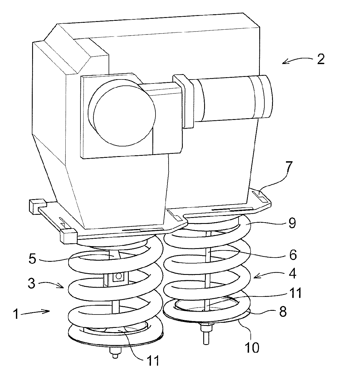Spring Arrangement For Spring Drive Unit And Spring Drive Unit Comprising Spring Arrangement