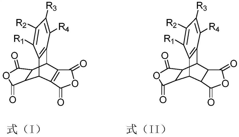 A dianhydride containing butterfly structure and its synthesis method and polyimide synthesized based on the dianhydride