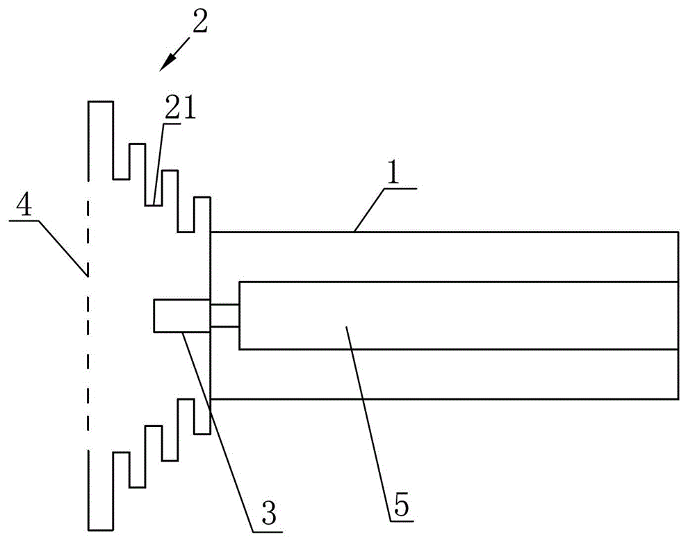 Flashlight type ultraviolet flaw detection lamp