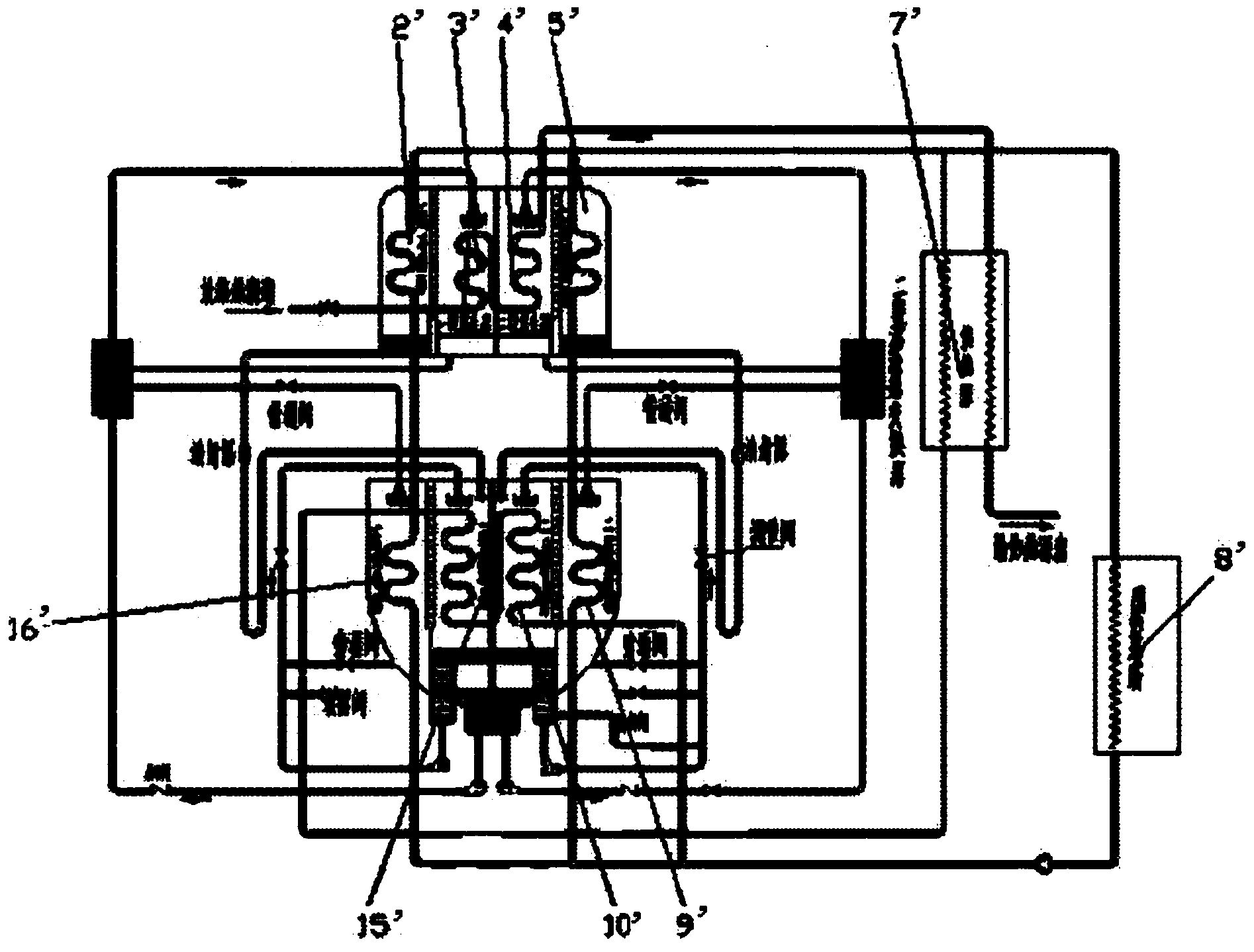 Absorptive heat exchanger unit