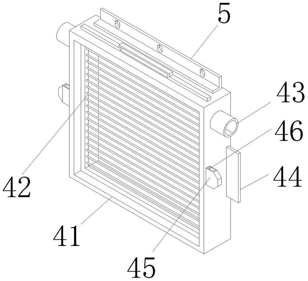 Ventilation mechanism of agricultural greenhouse temperature control device based on big data platform