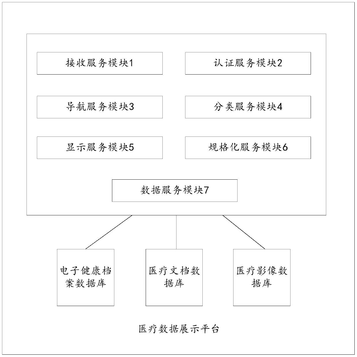 Medical data display platform