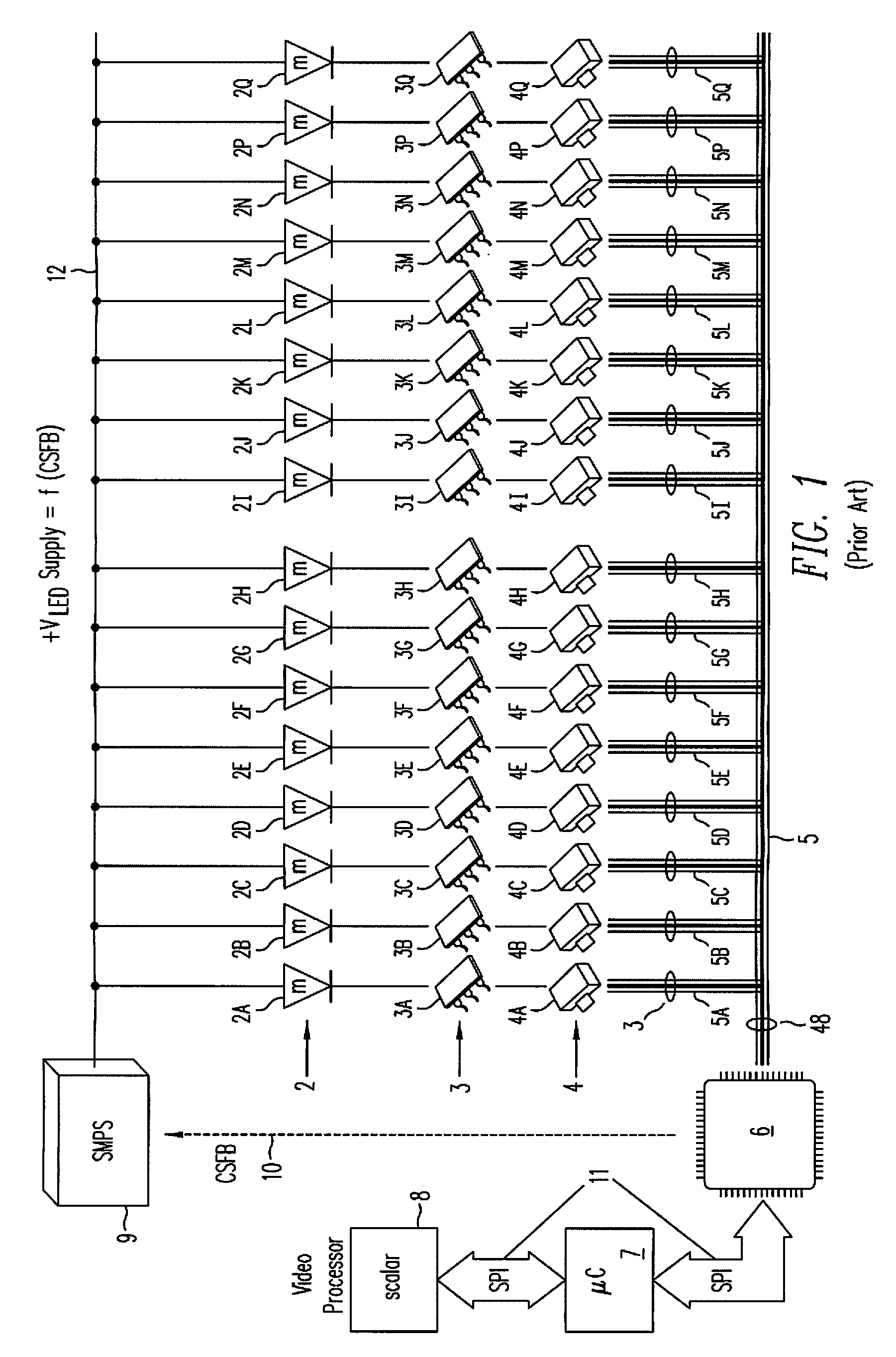 Serial lighting interface with embedded feedback