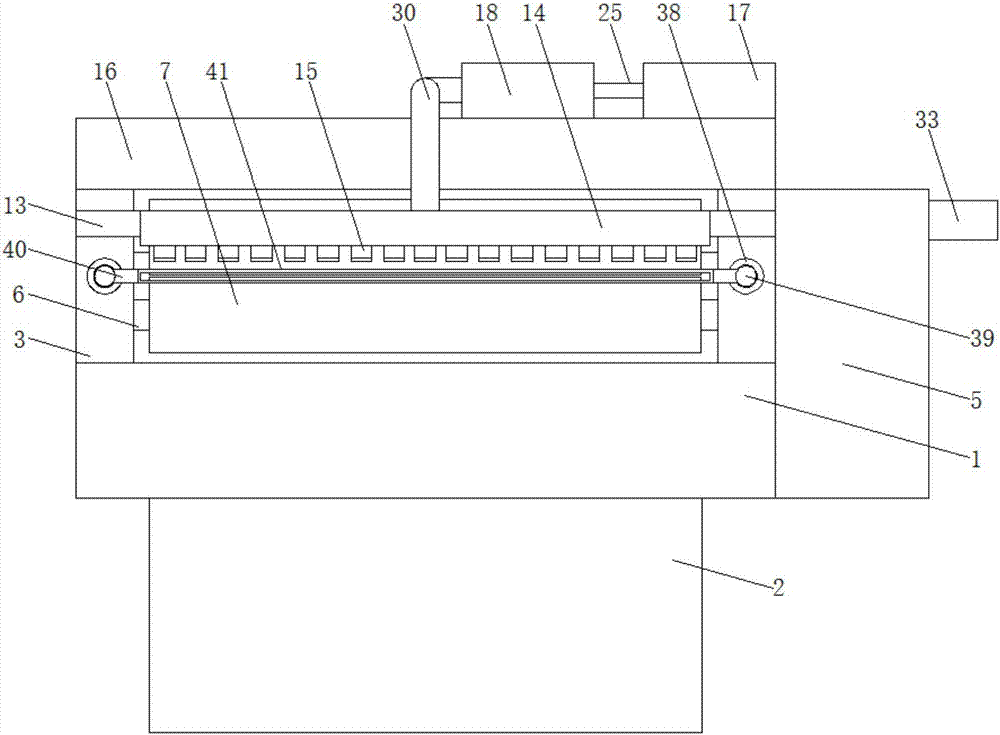 Batching device capable of improving yardage roll quality for weaving