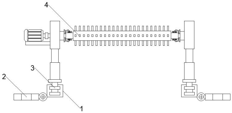 Environment-friendly mechanical platform cleaning device based on machine learning