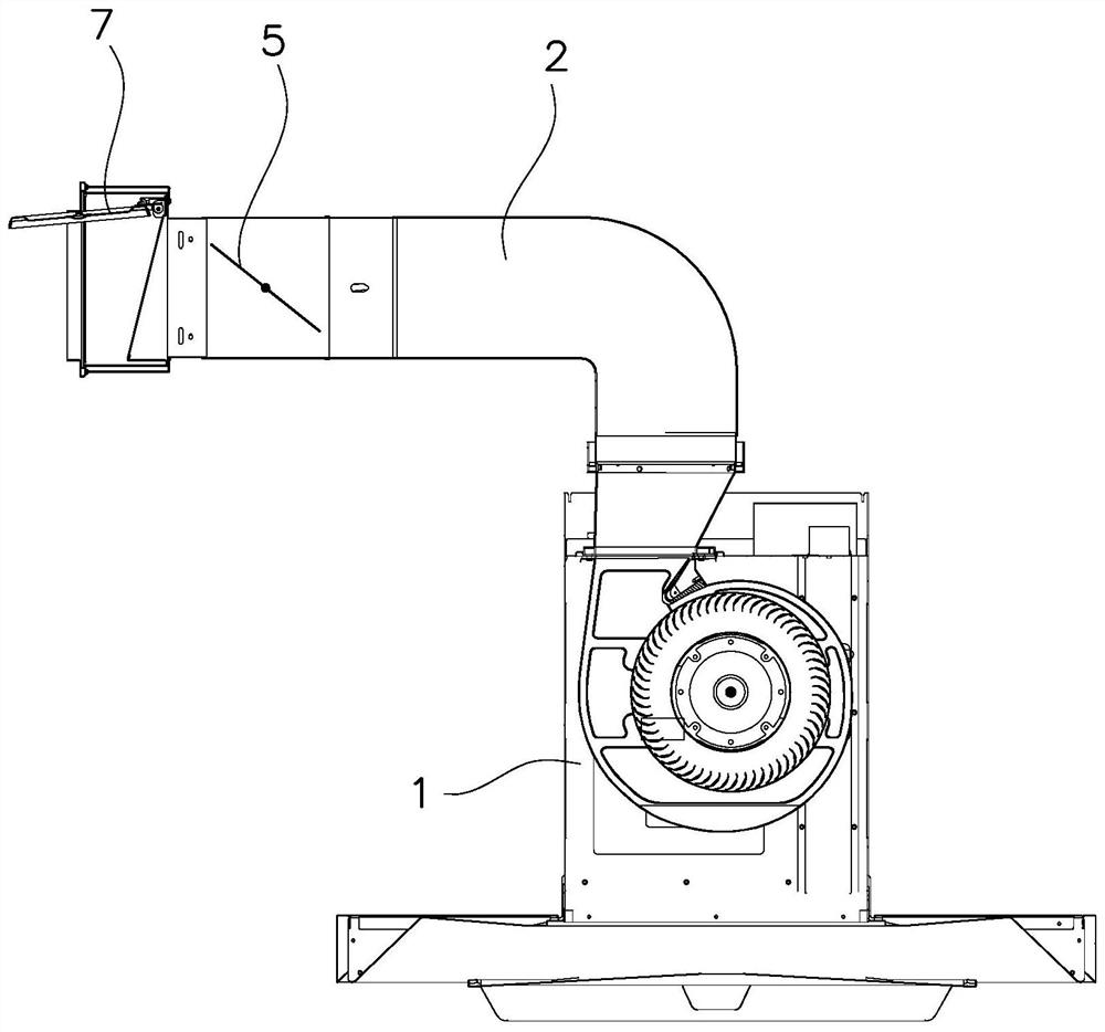 A method for self-adaptive flow control of a range hood