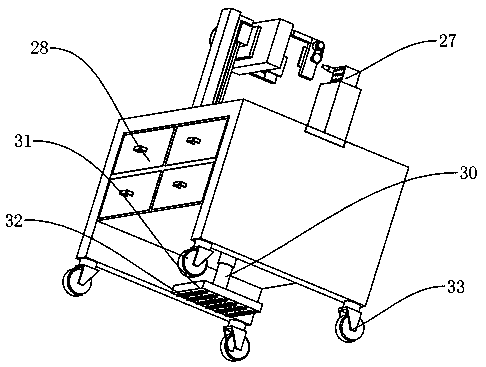 A polymer spraying material device for automobiles