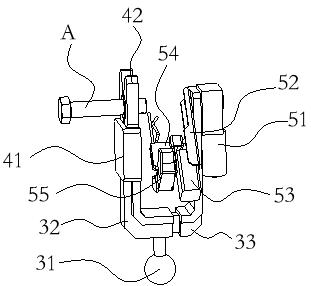 Device for installing R pin