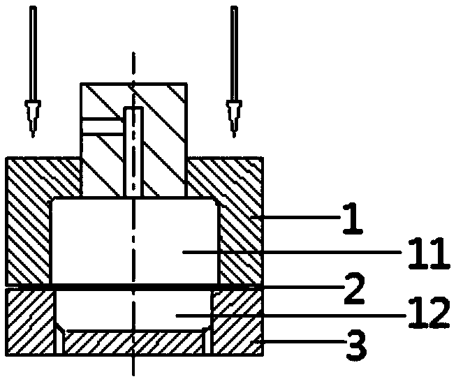 Heating medium immersion heating hydraulic forming method and device for magnesium alloy sheet