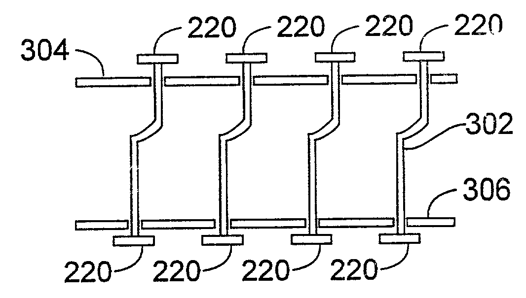 Contact tip structure for microelectronic interconnection elements and method of making same