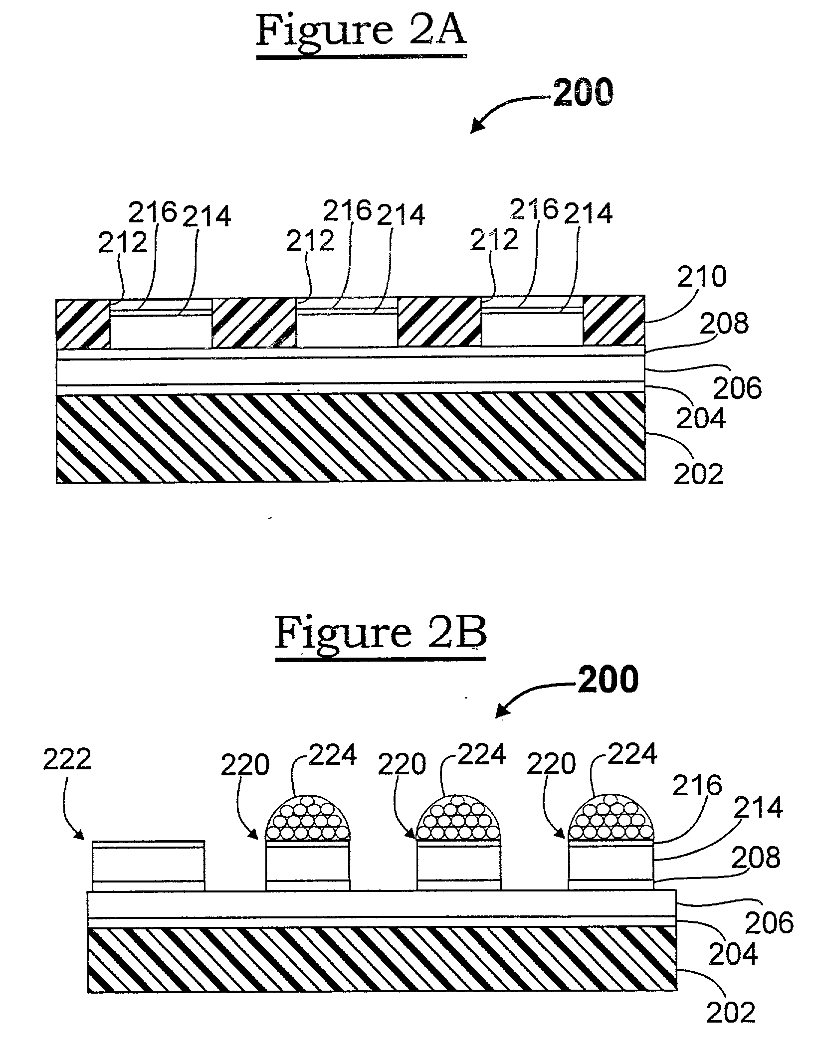 Contact tip structure for microelectronic interconnection elements and method of making same