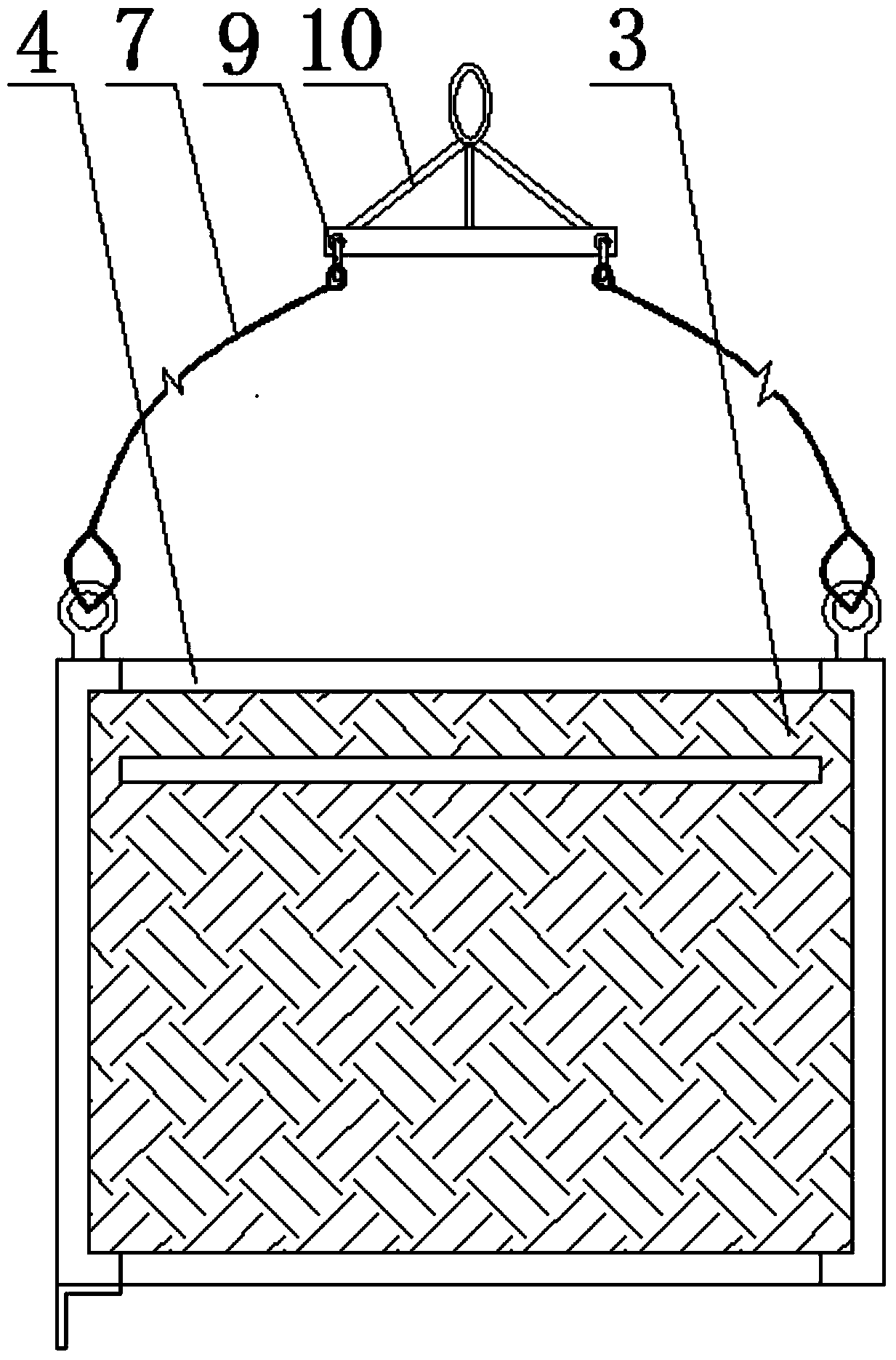 Steel tube tower maintenance operation platform and using method thereof