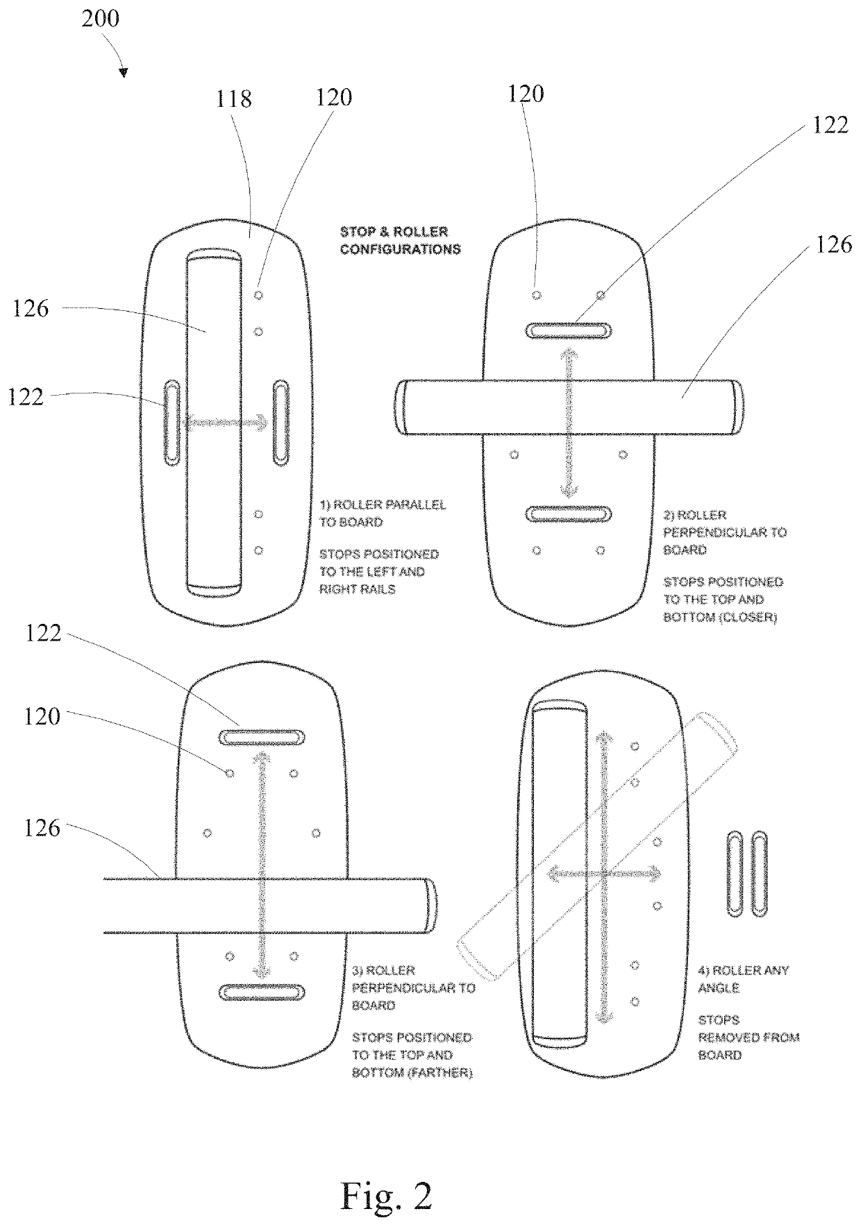 Adjustable balance board training system