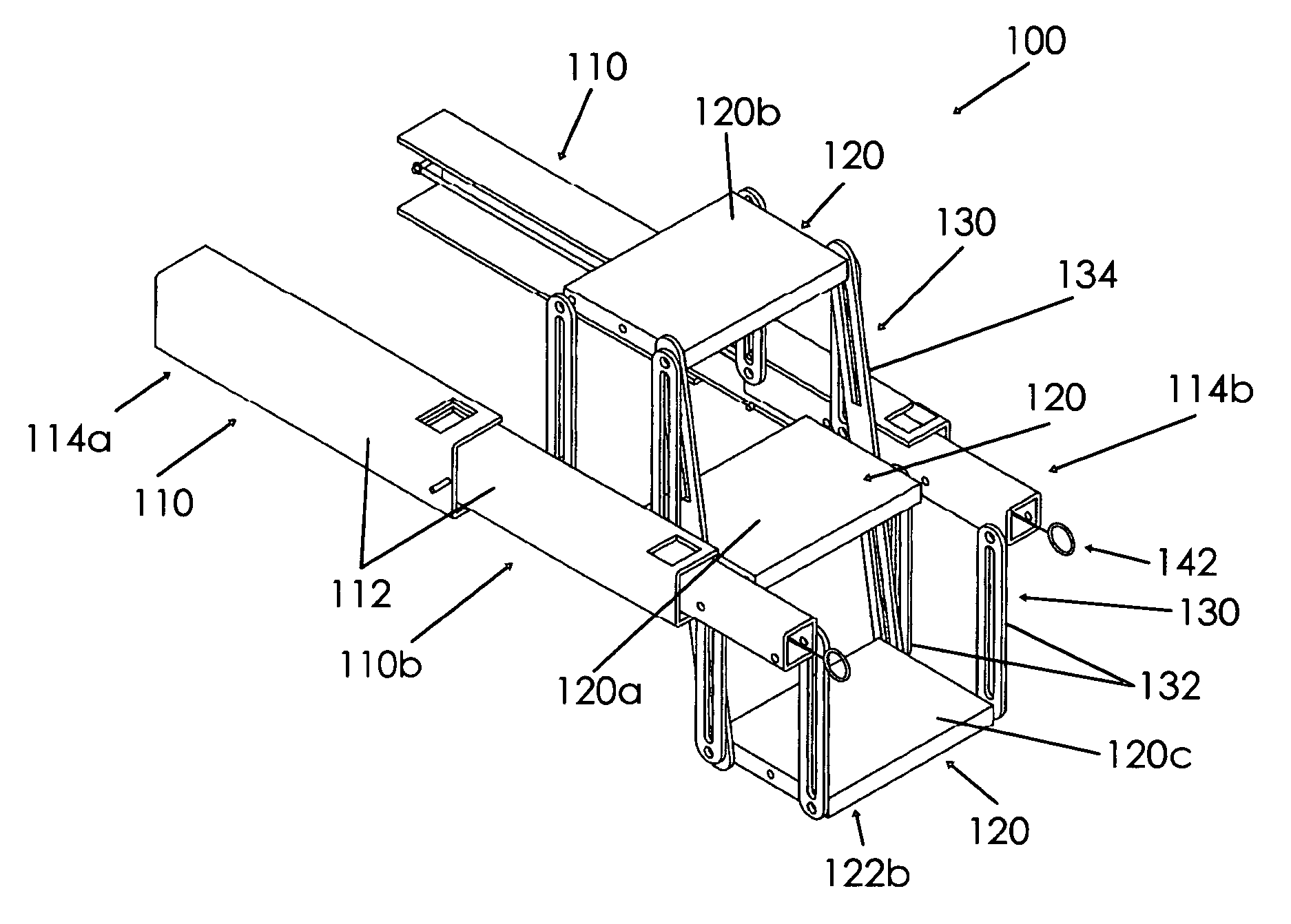 Step device for accessing a truck bed