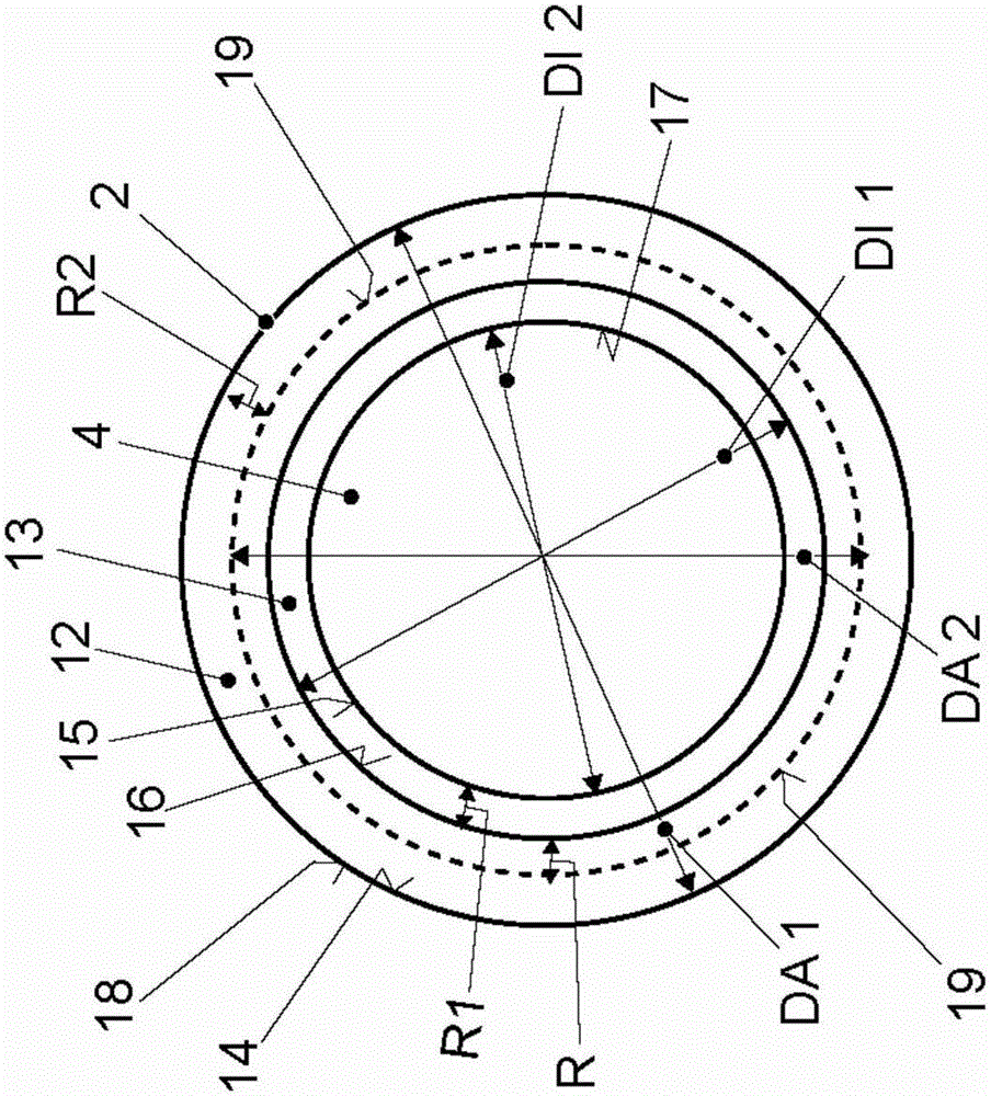 Particle filter for motor vehicle