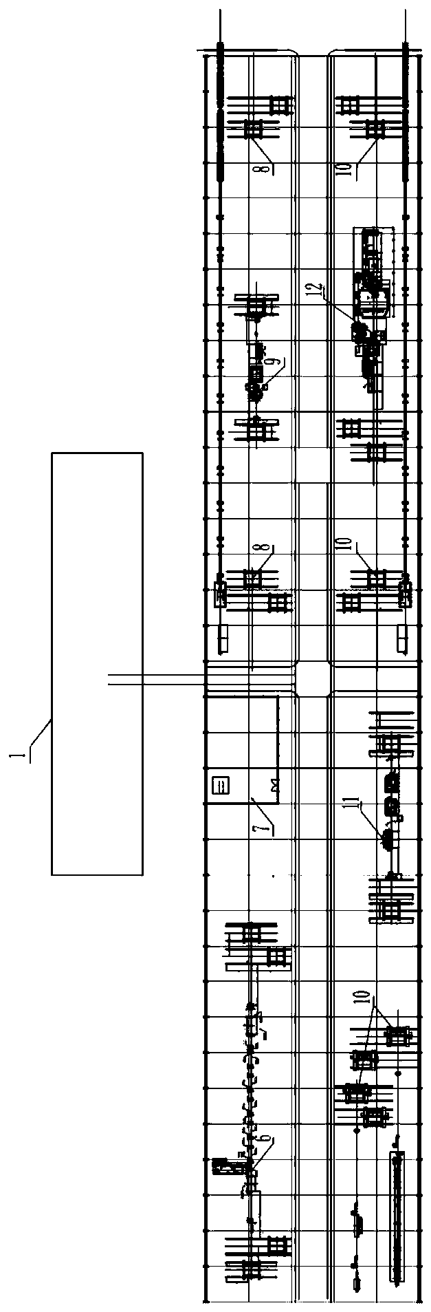 Integrated plant for producing power cable and rubber sleeve cable