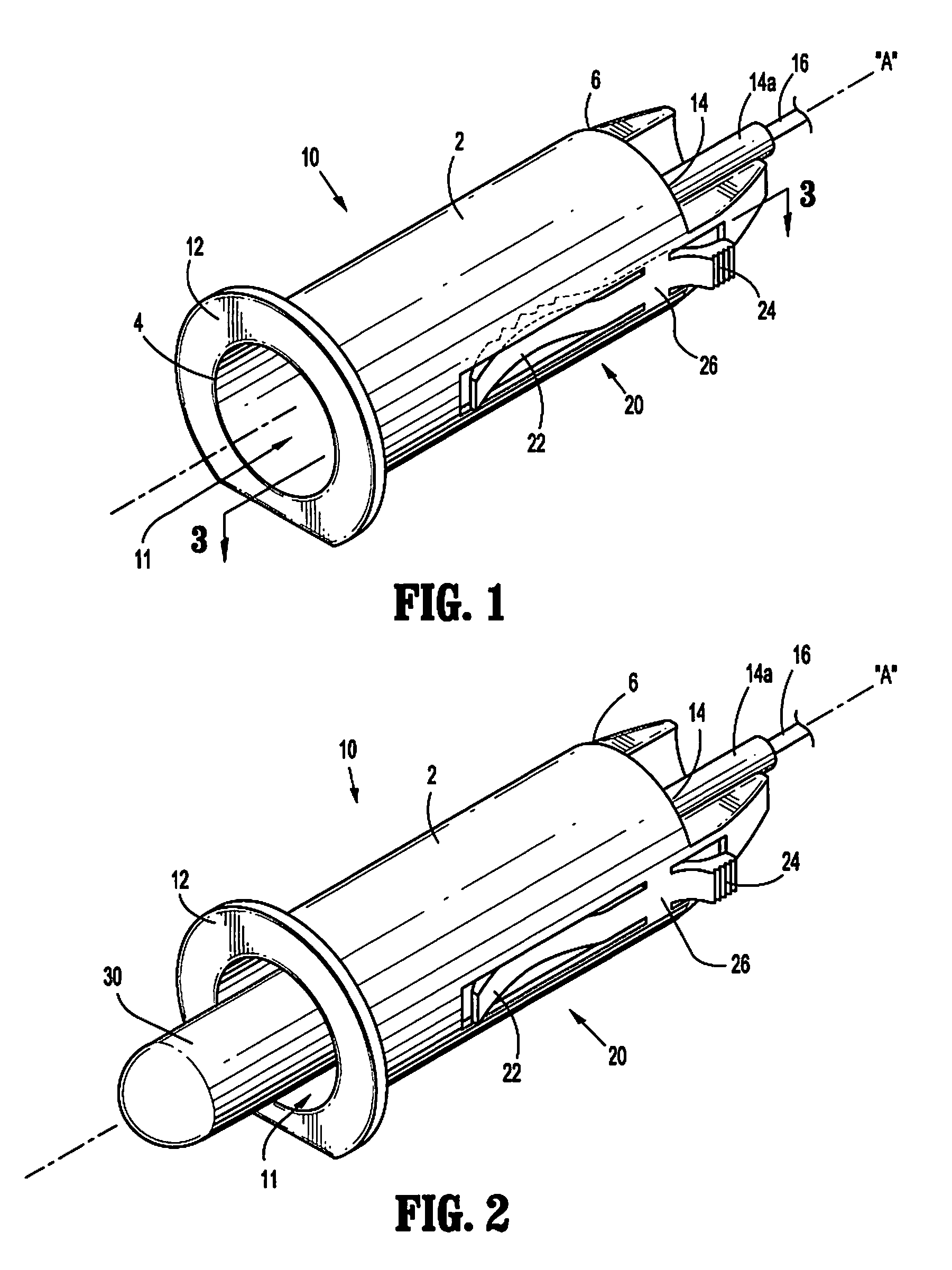 Blood Collection Device with Tube Retaining Structure