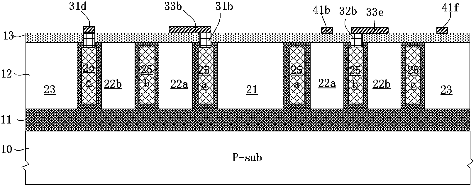 High voltage isolation structure based on silicon on insulator