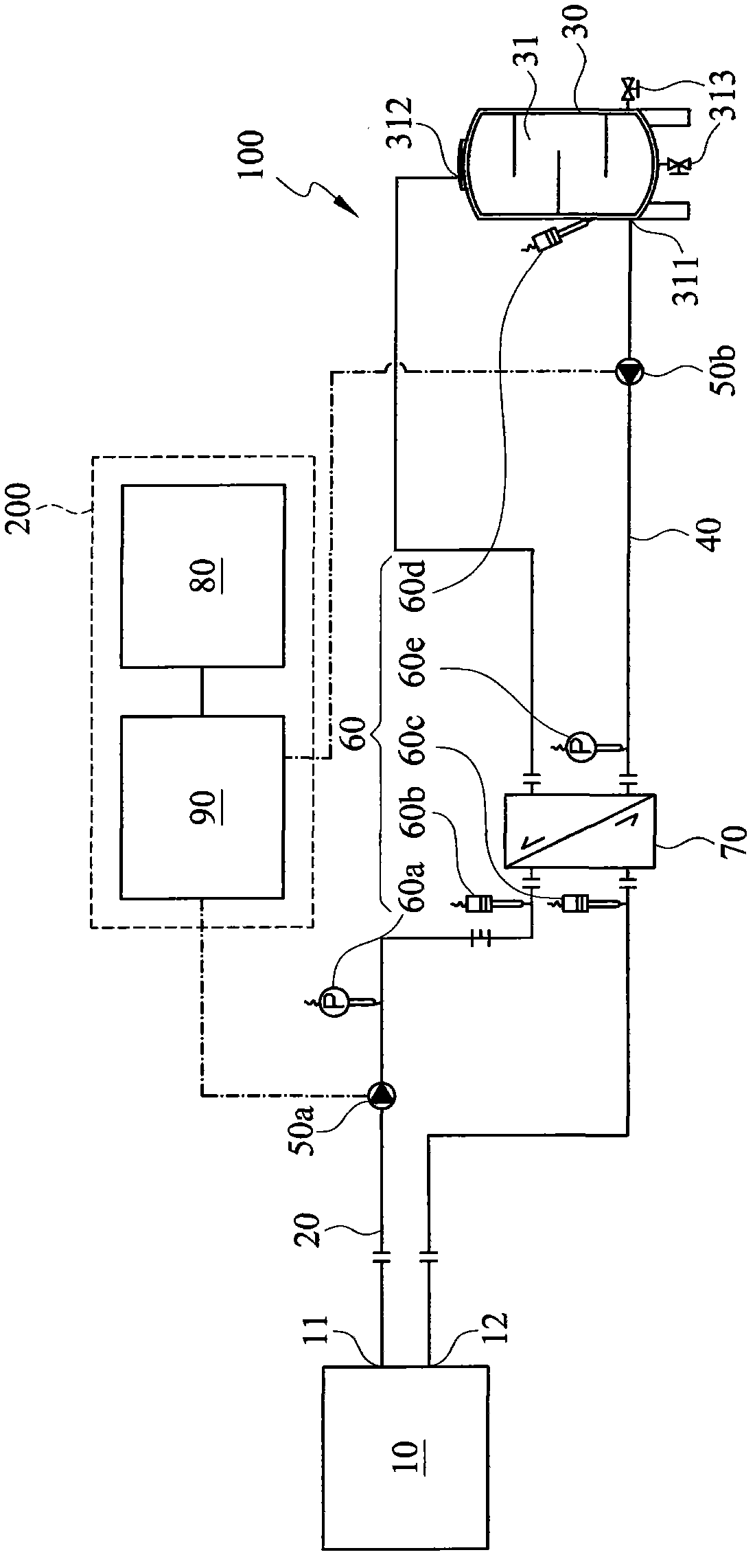 Fuel cell thermoelectric symbiotic system combined with wireless radio frequency sensor