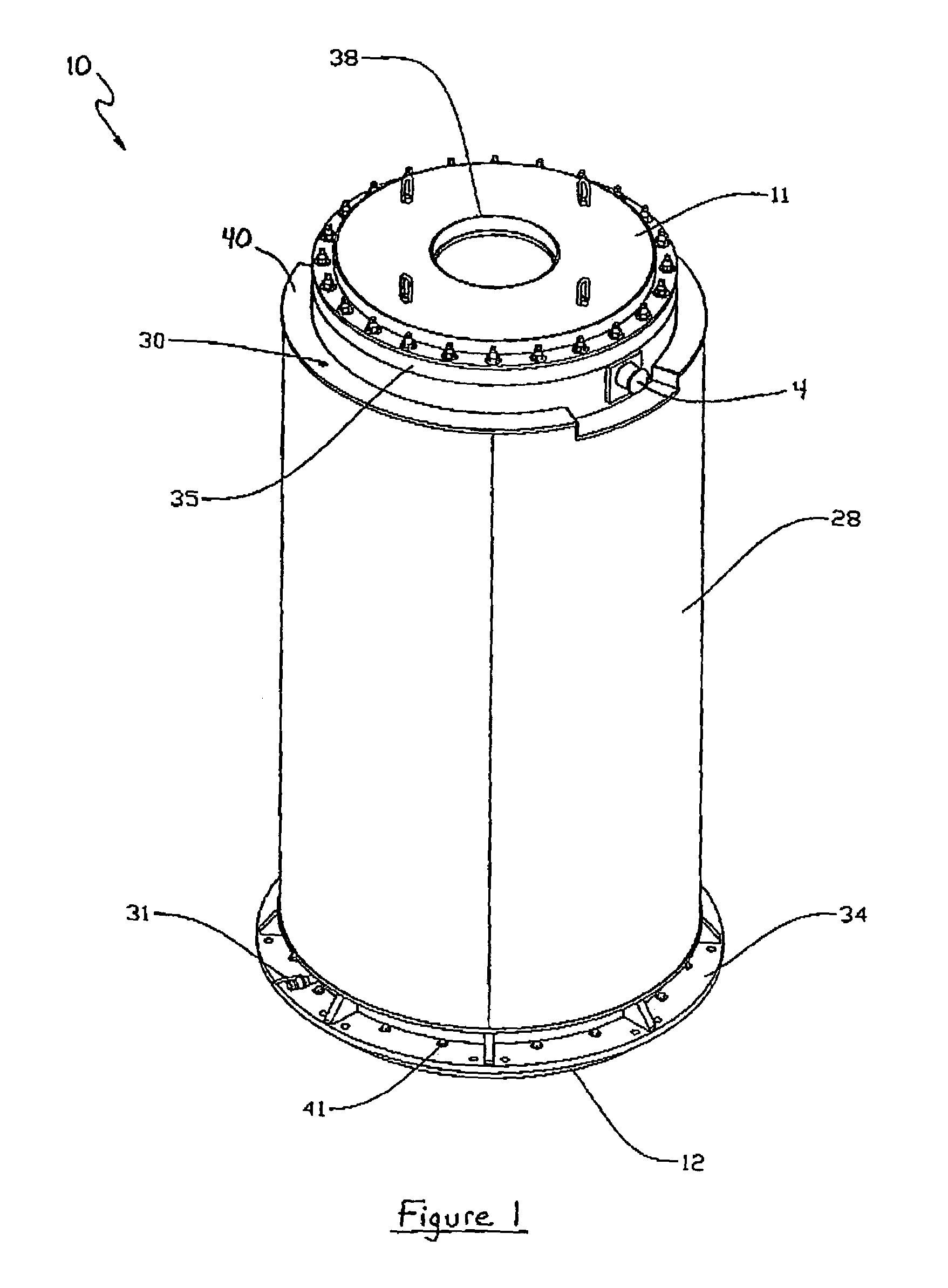 Method and apparatus for maximizing radiation shielding during cask transfer procedures
