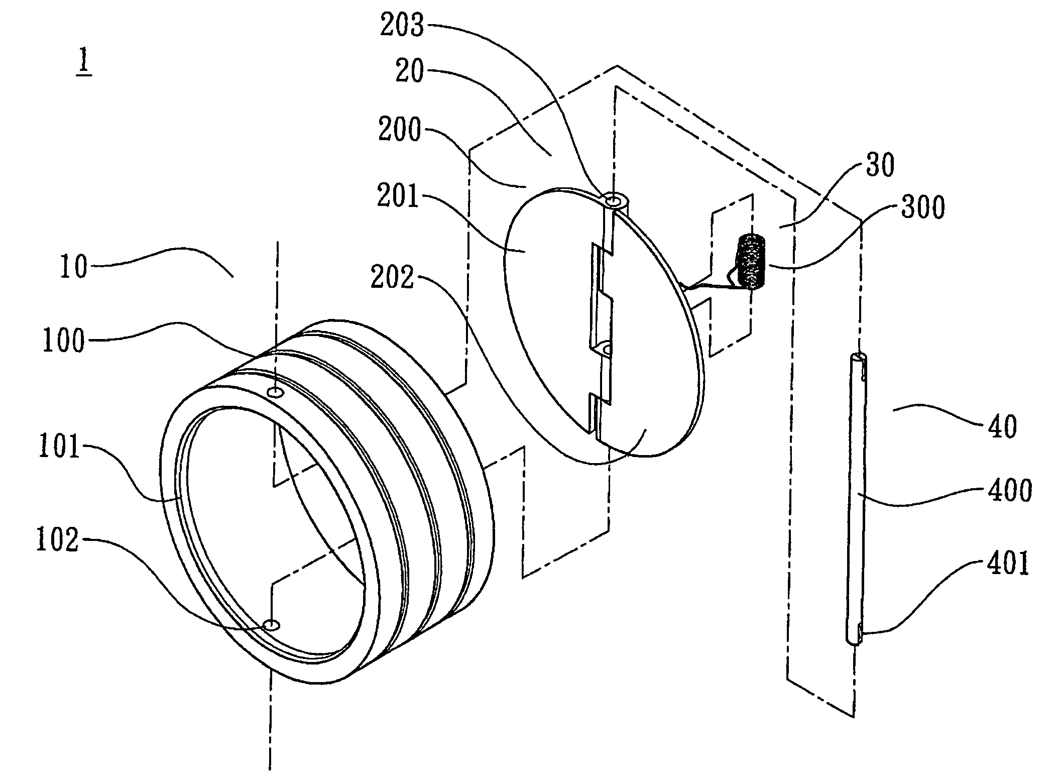 Variable flow control method and device between air intake and throttle