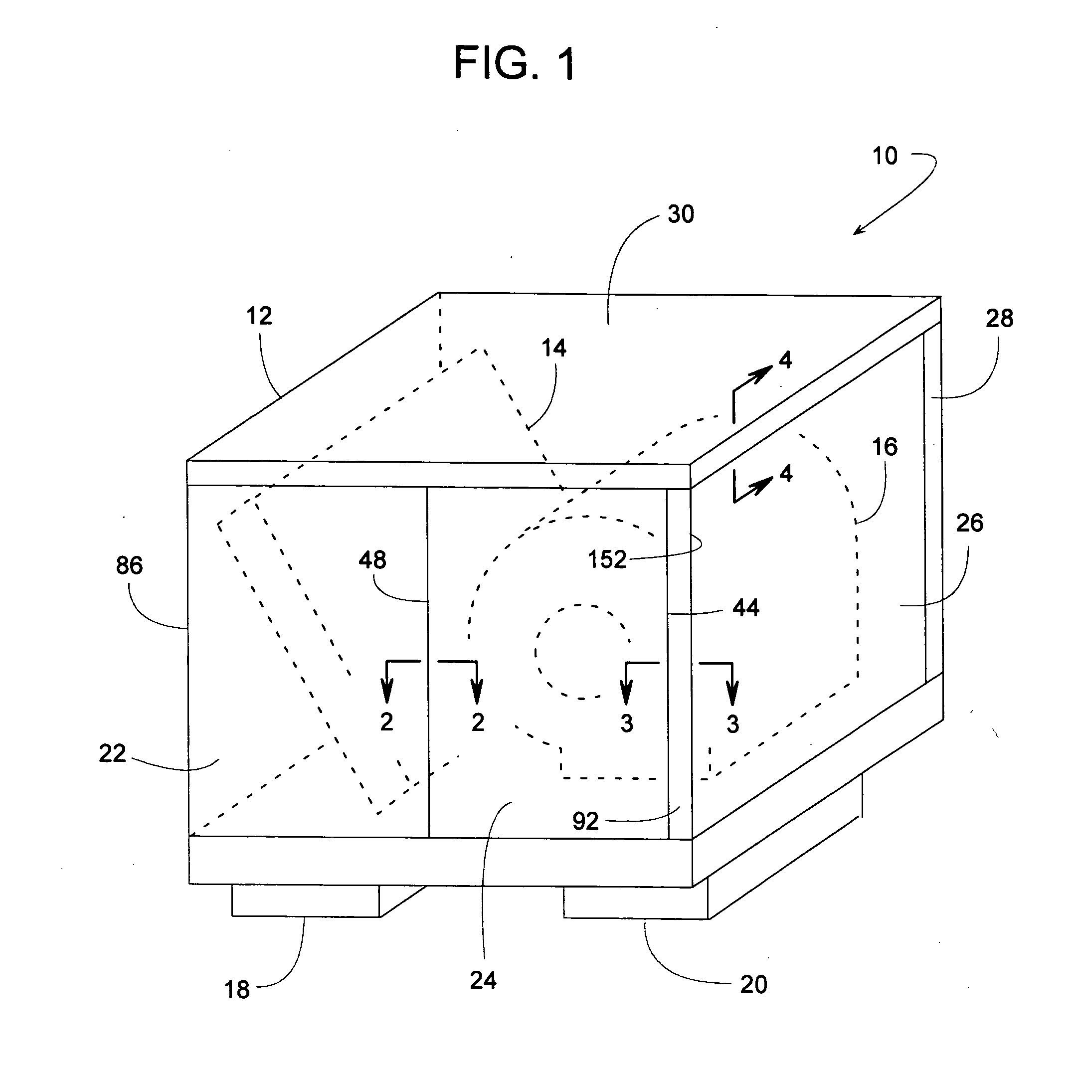 Thermal break and panel joint for an air handling enclosure