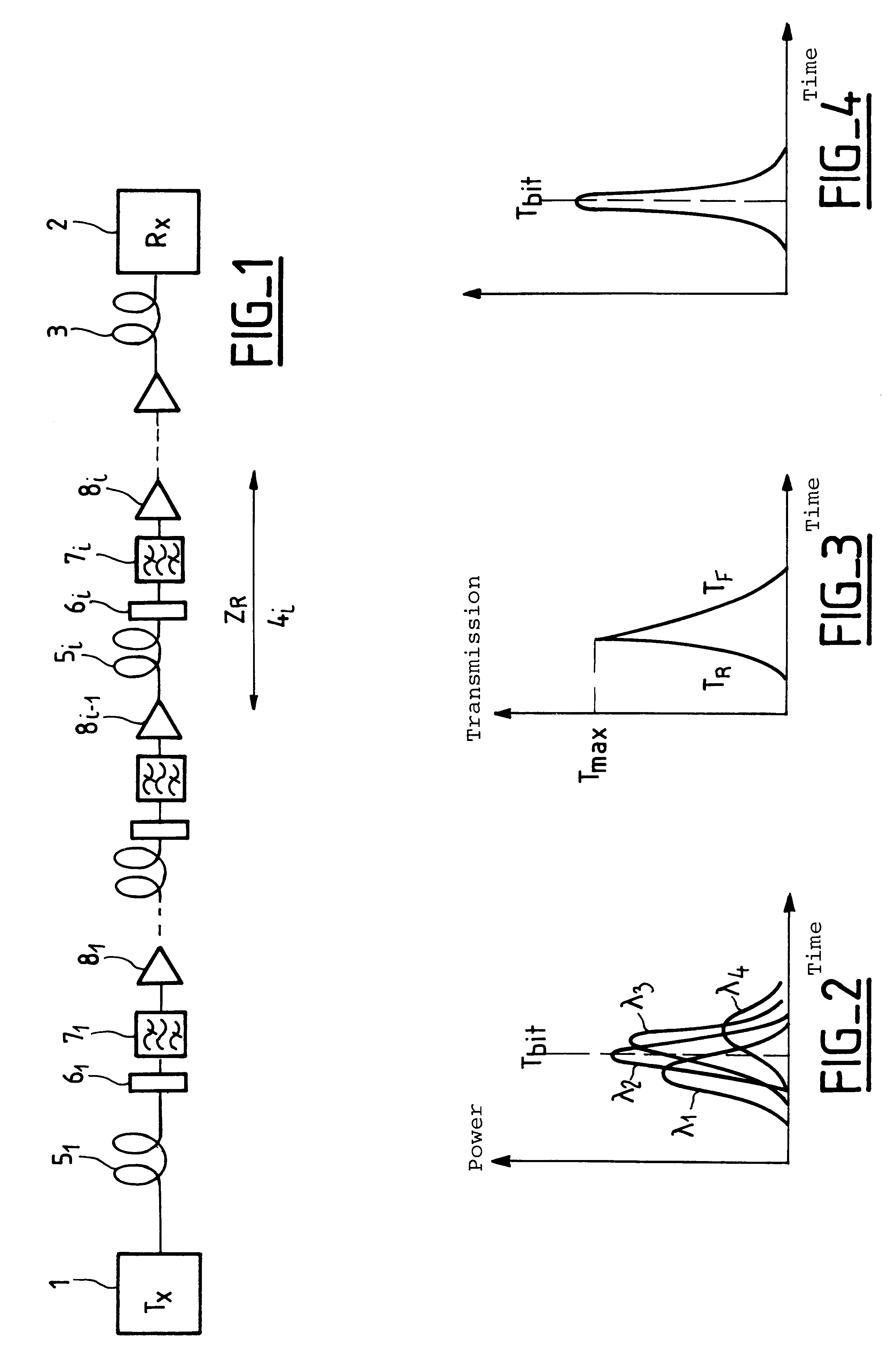 Optical fiber transmission system for soliton signals with wavelength multiplexing and saturable absorbers