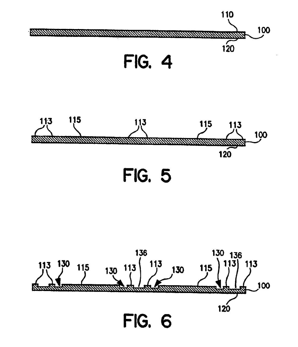 Partially patterned lead frames and methods of making and using the same in semiconductor packaging