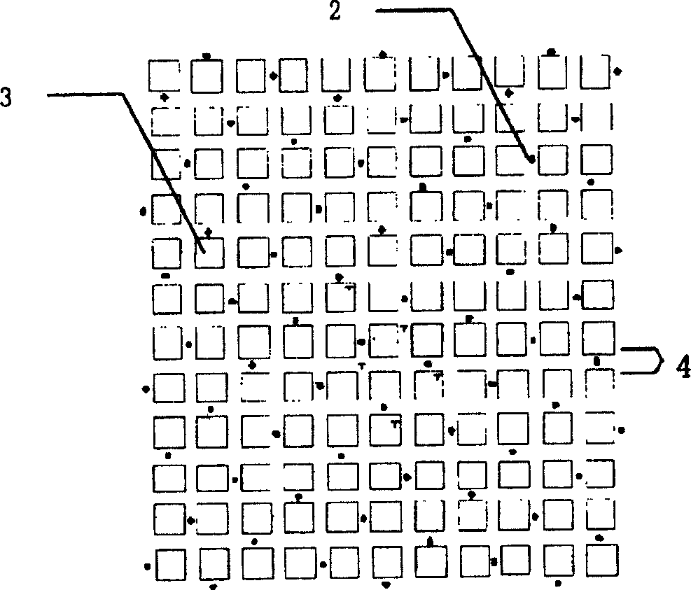 Method for detecting variable frequency communicaty signal under layered mobile communication network compressed mode