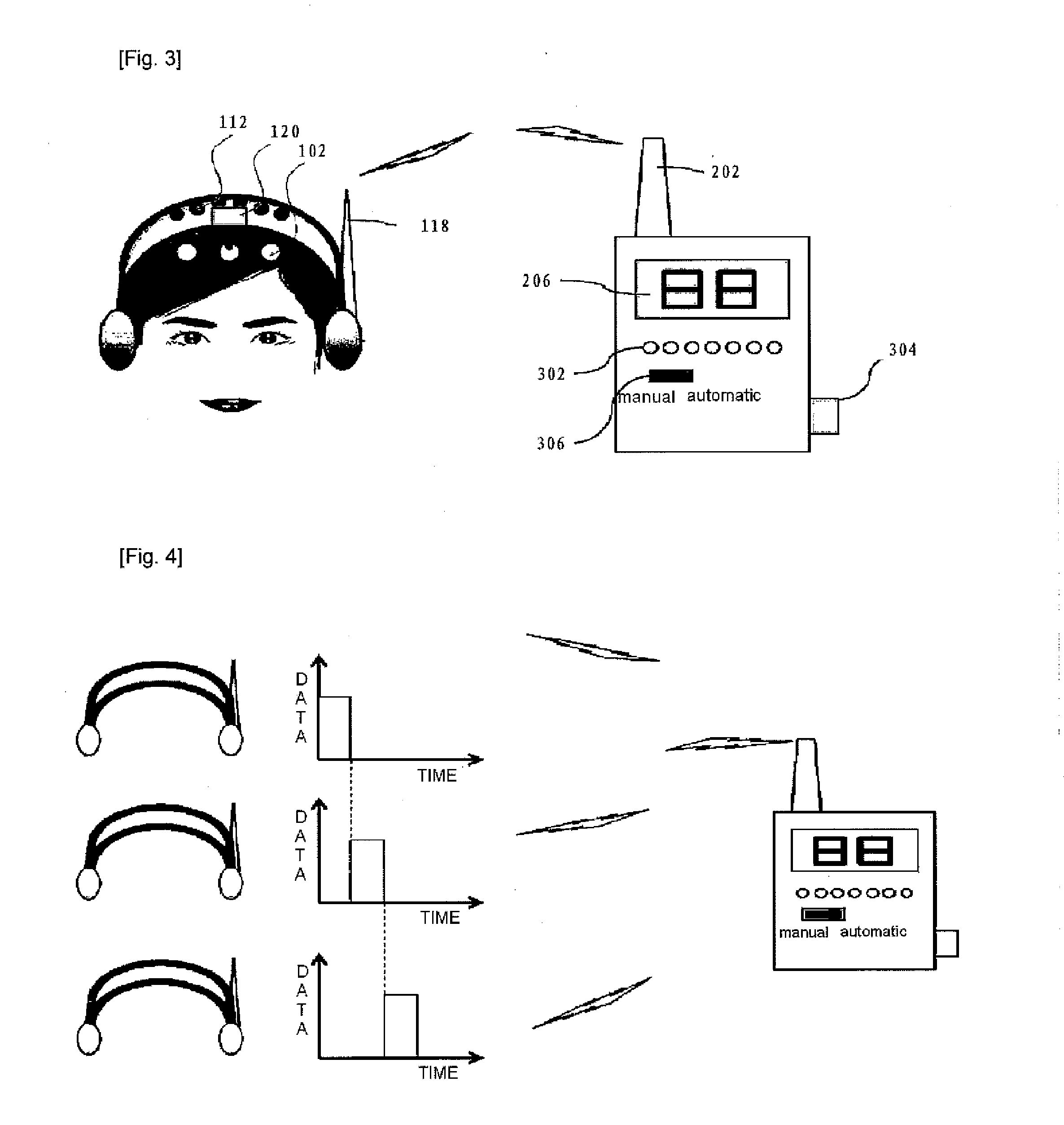 Portable brainwave measuring and controlling system